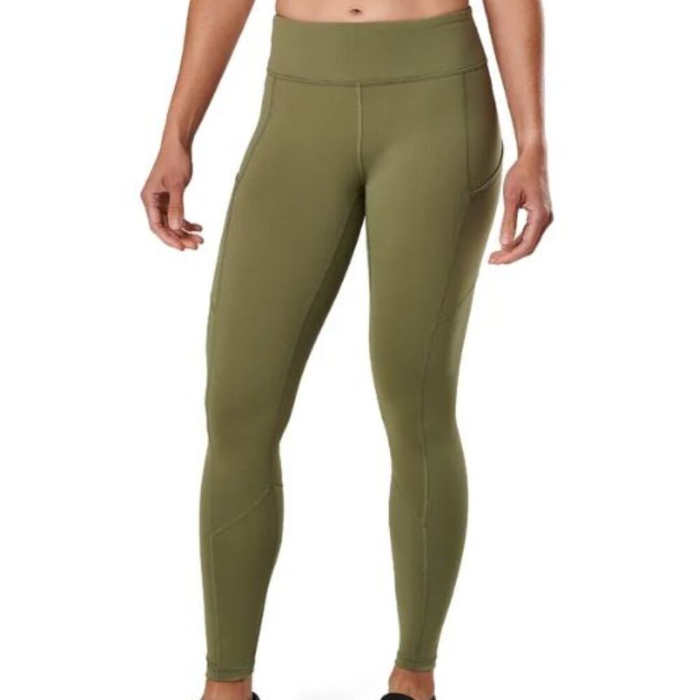 5.11 Tactical Women Leggings Side Pockets Olive Green